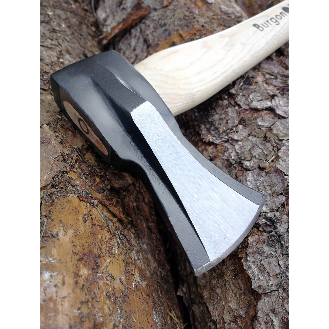 Log-Splitting Maul Forged High Carbon Steel Hickory Handle with Leather Pouch