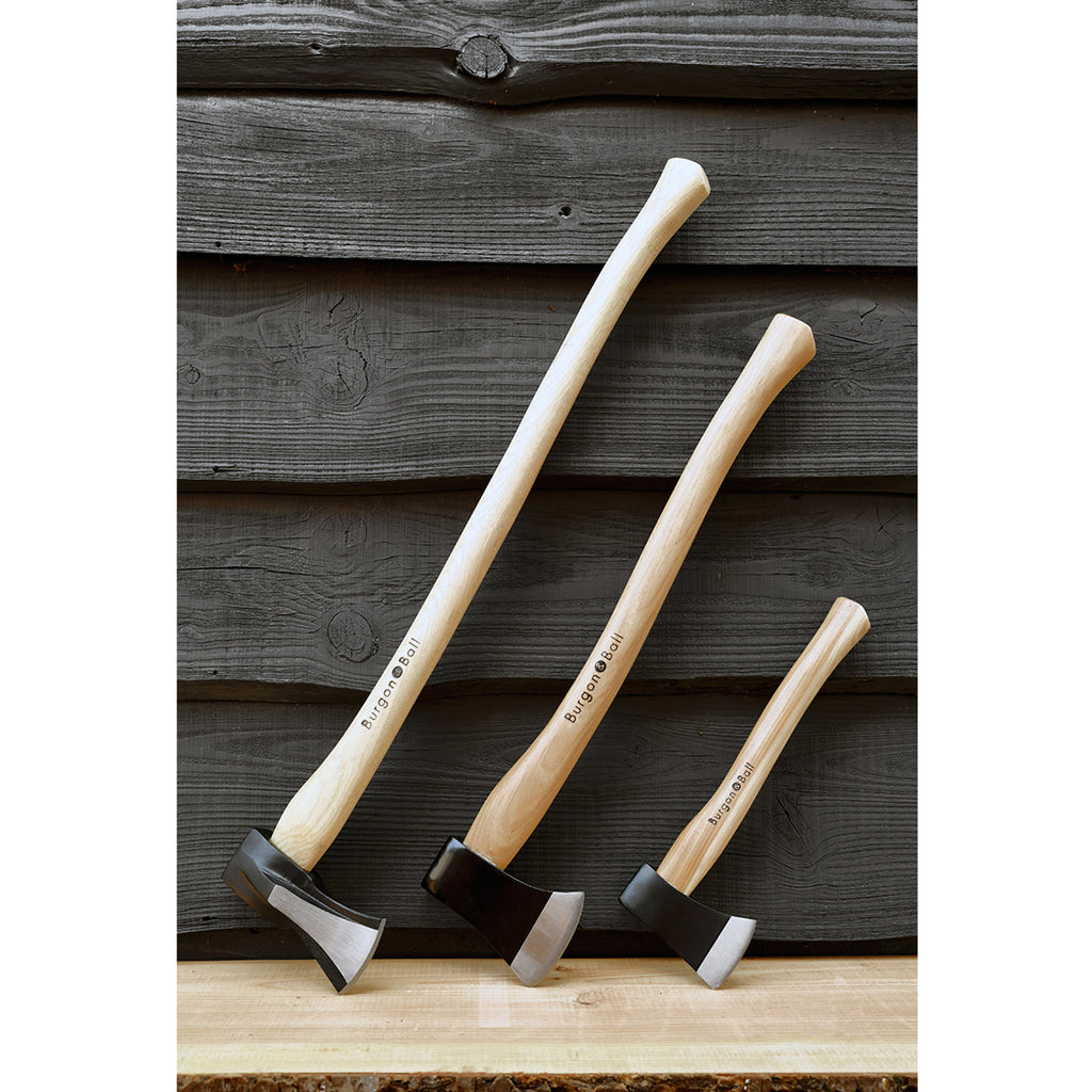 Log-Splitting Maul Forged High Carbon Steel Hickory Handle with Leather Pouch