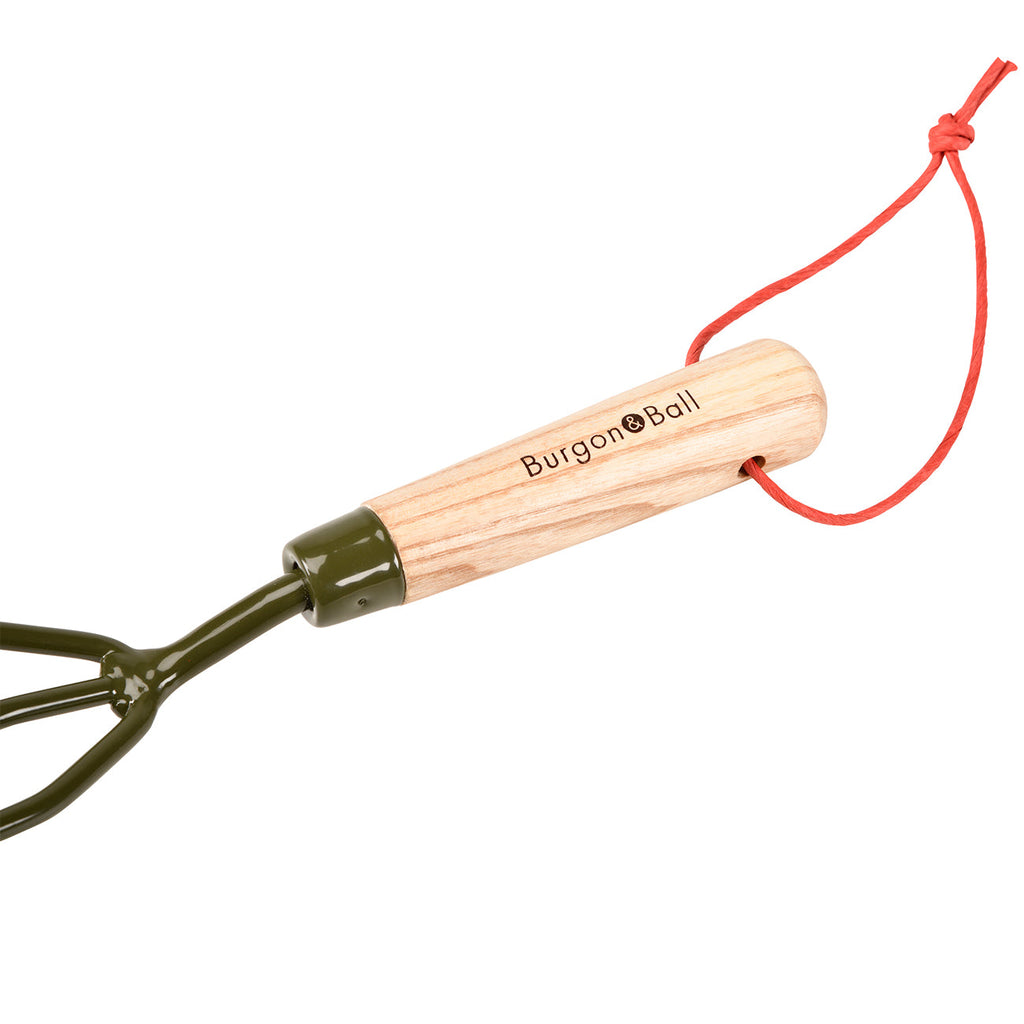 Claw Cultivator with Boron Steel Head and Ash Wood Handle