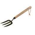 Mid Handled Garden Fork with Boron Steel Head and Ash Wood Handle