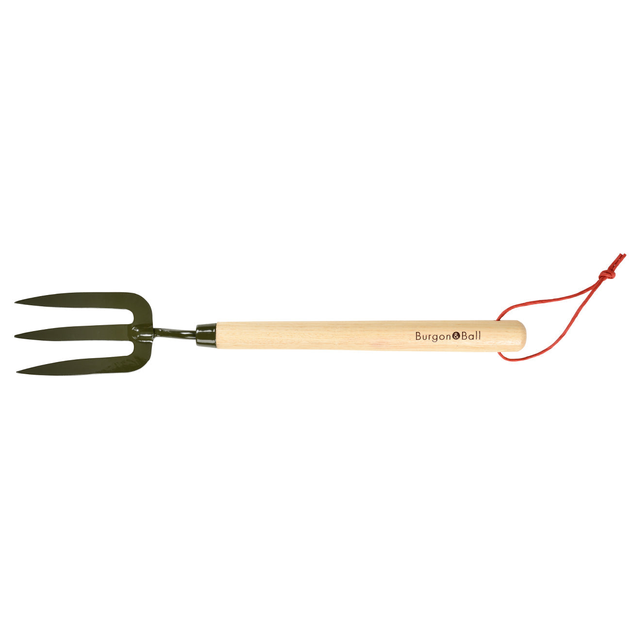 Mid Handled Garden Fork with Boron Steel Head and Ash Wood Handle