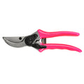 Pink Fluorescent Bypass Secateurs for Precision Garden Pruning and Cutting
