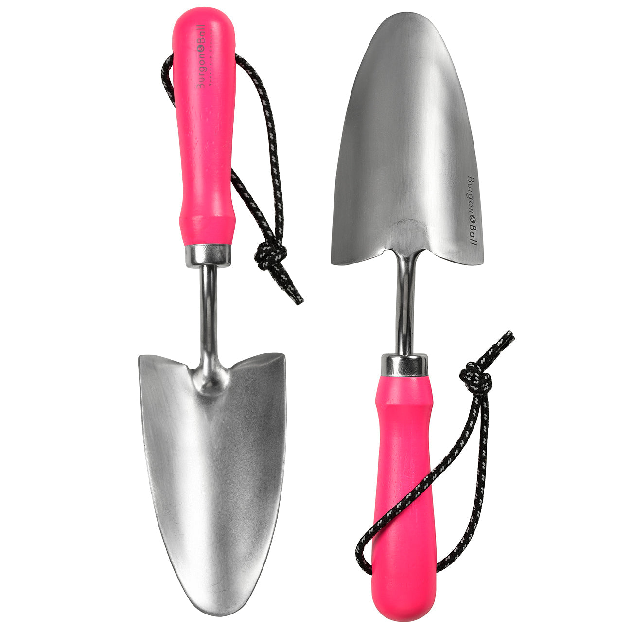 Pink Stainless Steel Hand Trowel for Garden Planting and Digging