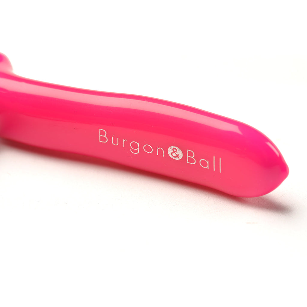 Pink Fluorescent Bypass Pocket Pruner for Small to Medium Hands