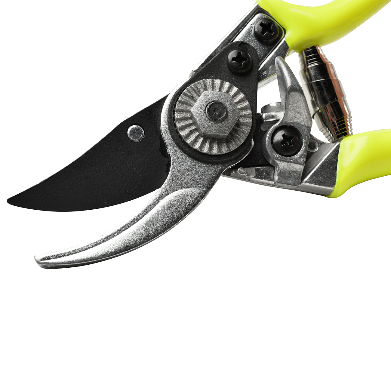 Yellow Fluorescent Bypass Pocket Pruner for Small to Medium Hands