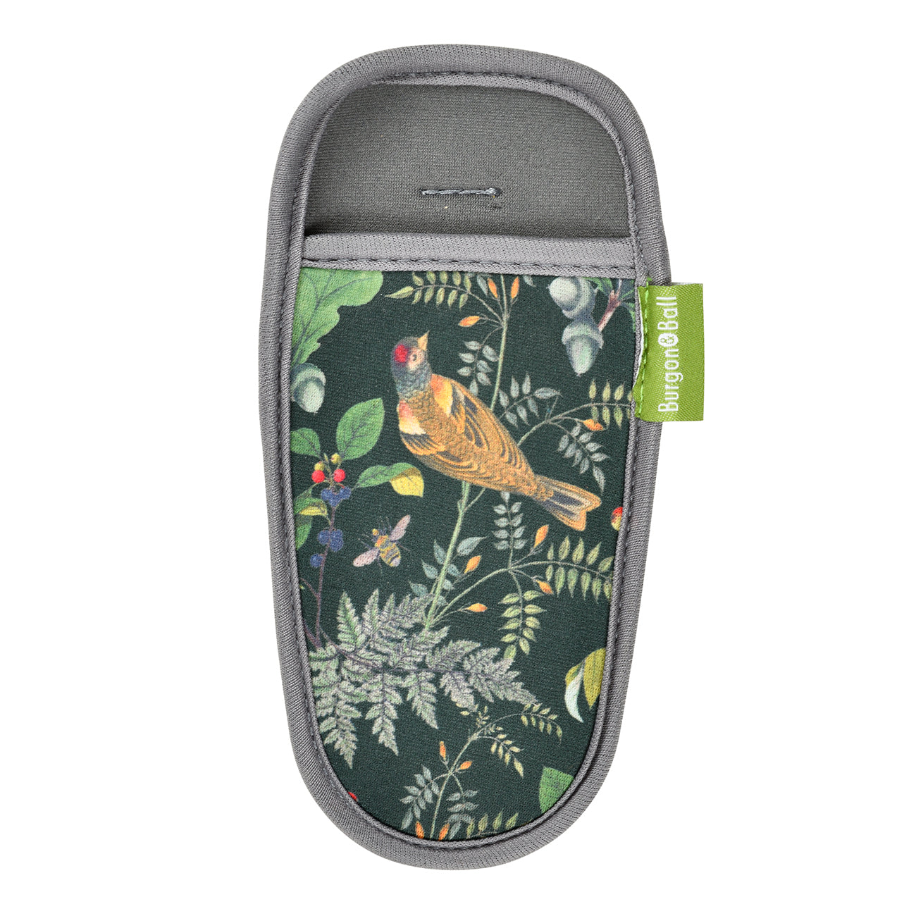 Gardening Pruner and Neoprene Holster Gift Set with Green Alloy Handles