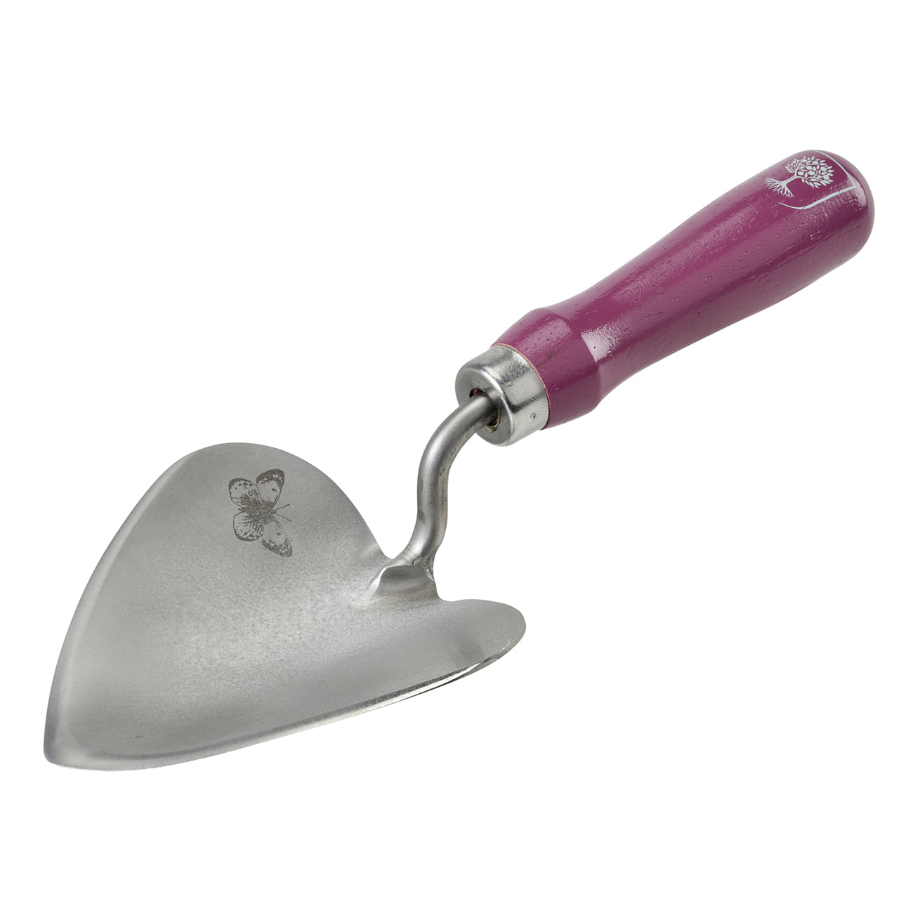 Stainless Steel Planting Trowel and Dibber Set with Painted Hardwood Handle