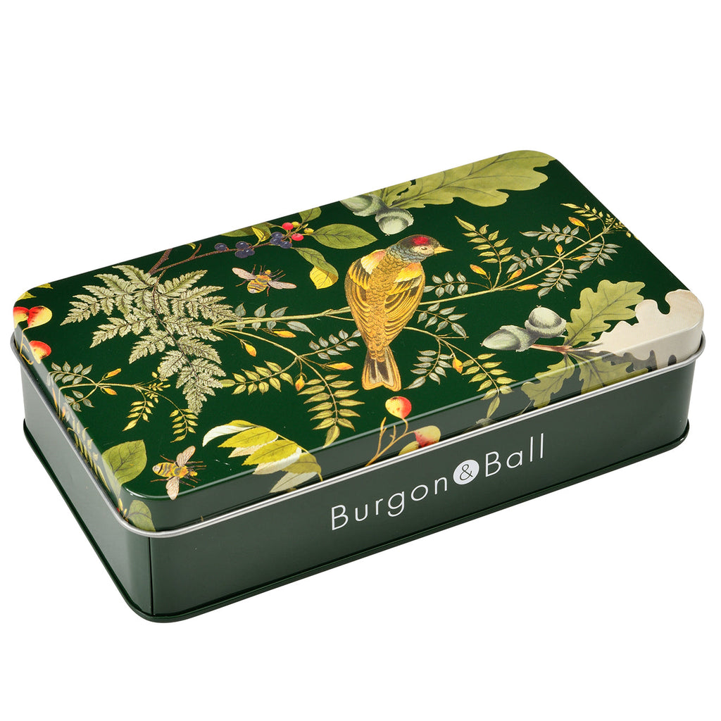 Sowing and Potting Tin Gift Set with Gloves, Scoop, Dibblet and Seed Envelopes