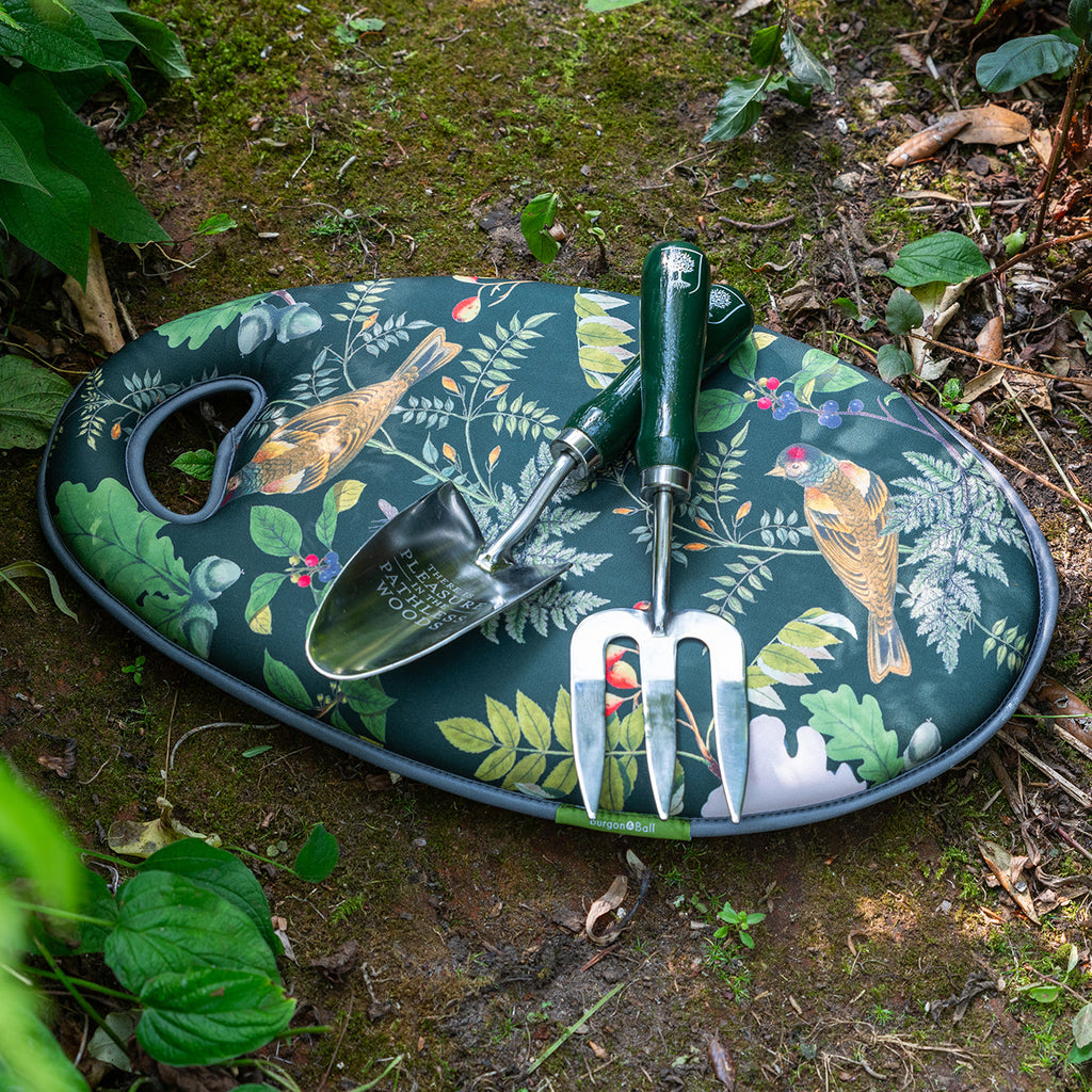 Stainless Steel Trowel and Fork Set with FSC Hardwood Handle
