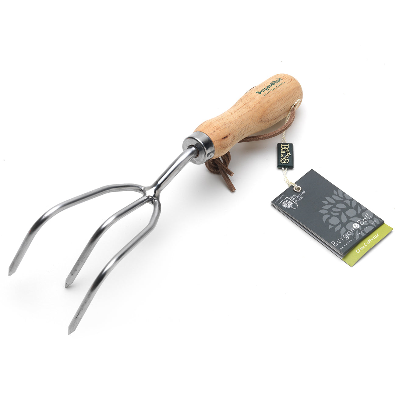 Stainless Steel Claw Cultivator with FSC Certified Hardwood Handle