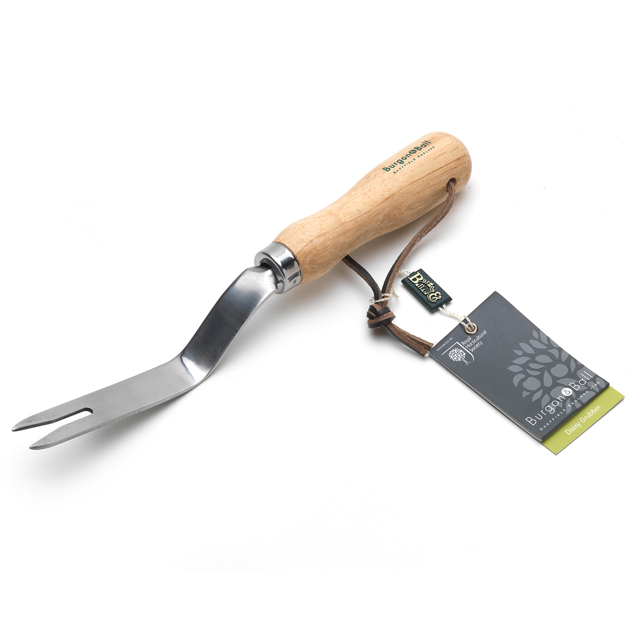 Stainless Steel Daisy Grubber Weeding Tool with Hardwood Handle