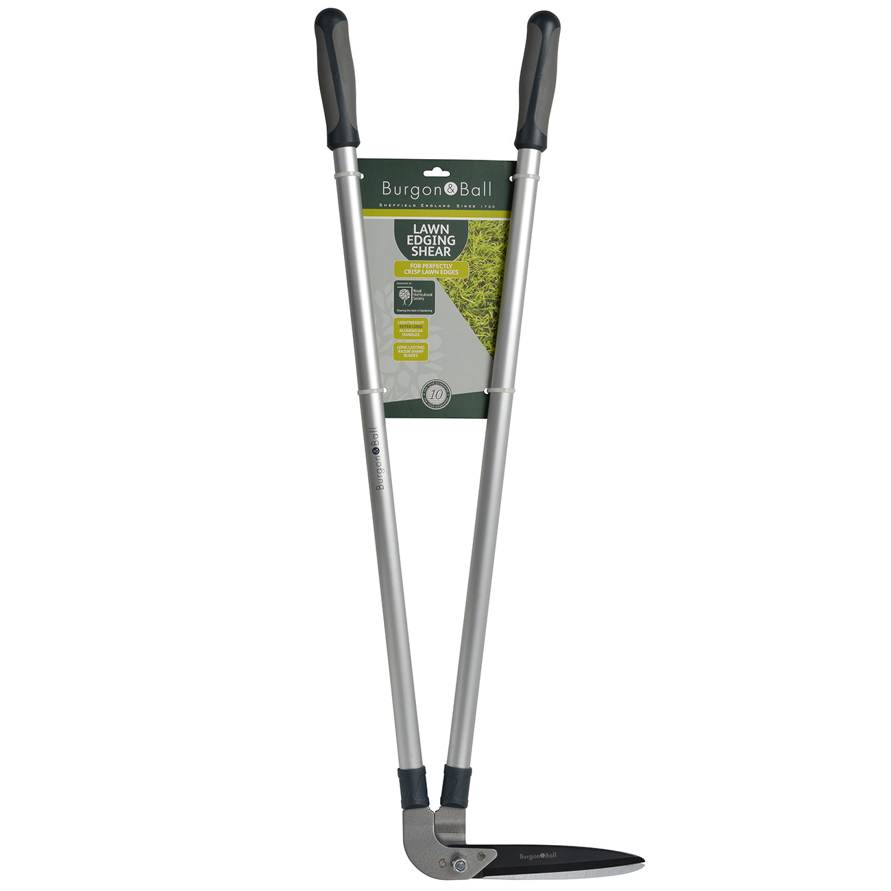 Lawn Edging Shears with Aluminium Shafts and High-Carbon Steel Blades