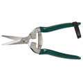 Stainless Steel Flower and Fruit Snip with Pointed Blades Green Handles