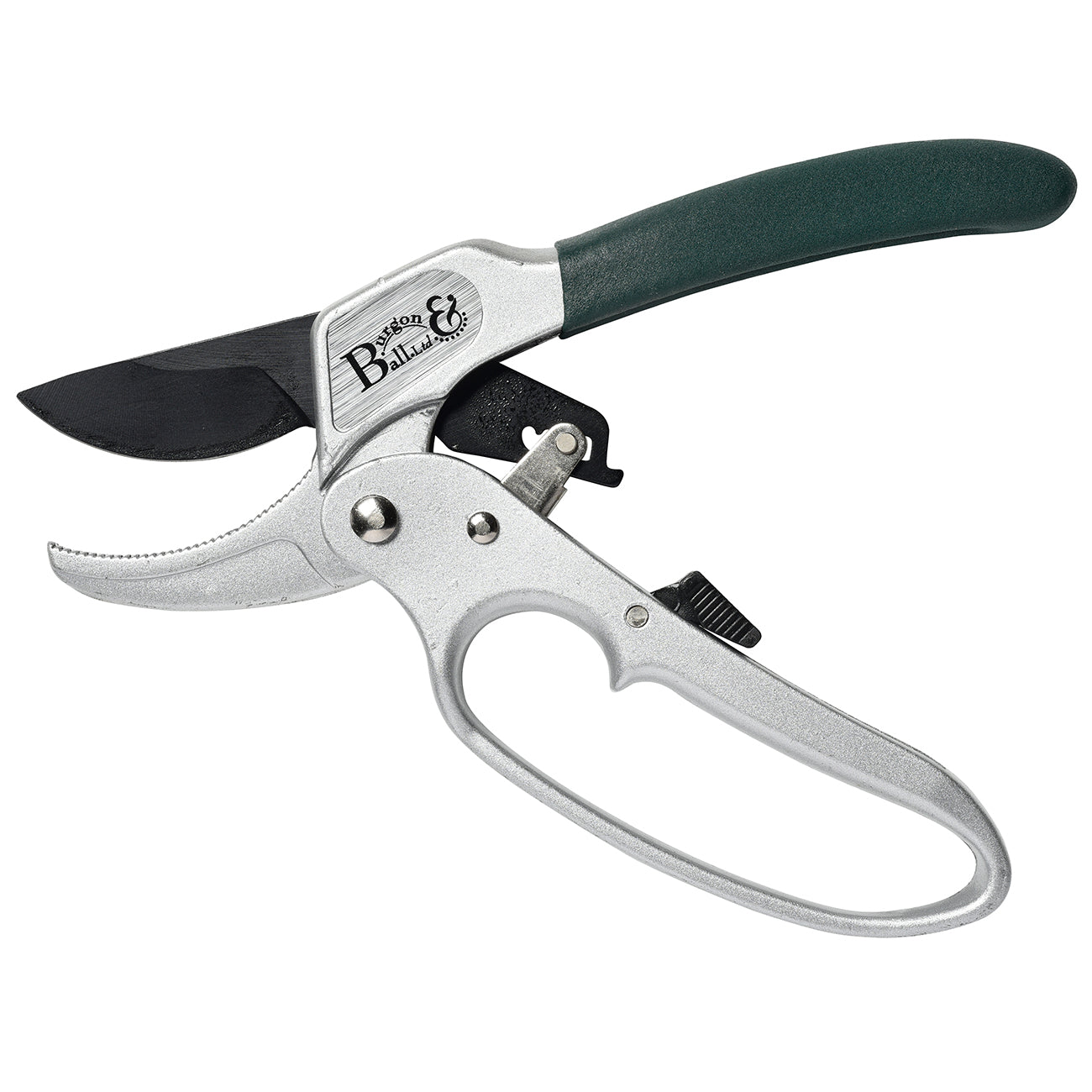 Ratchet Pruner Anvil Action Garden Cutting Tool for Thick Stems