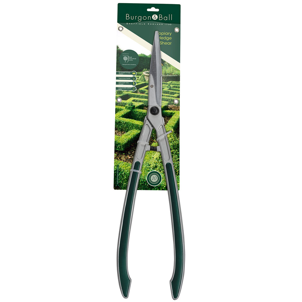 Topiary Hedge Shears Two-Handed Aluminium Lightweight Garden Trimming Shears