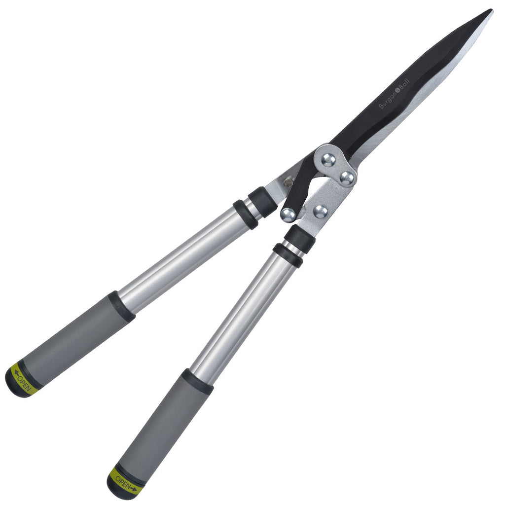 Telescopic Wavy Edged Hedge Shear with Compound Action Blades