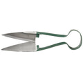 Large Topiary Trimming Shears with Angled Blades Racing Green Handles