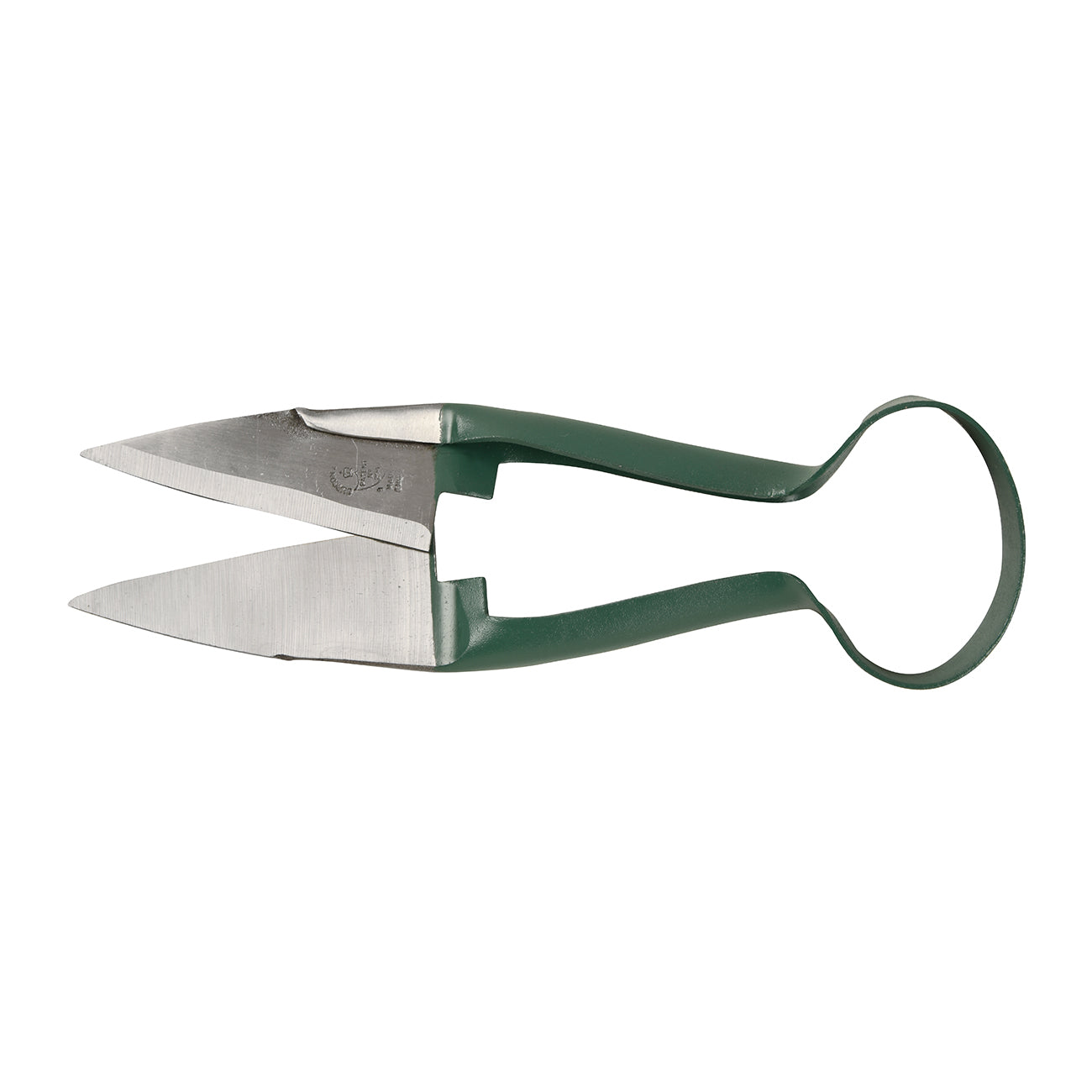 Small Topiary Trimming Shears with Racing Green Handles for Precision Gardening